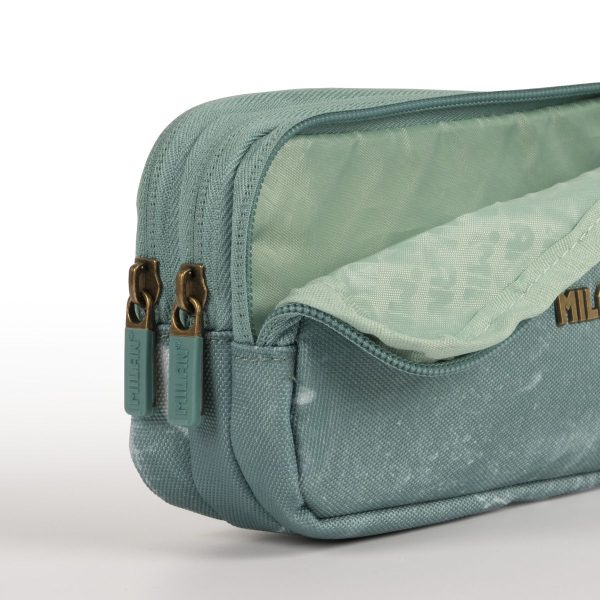ESTUCHE TRIPLE MILAN SERIE LAVA VERDE - Imagen 2