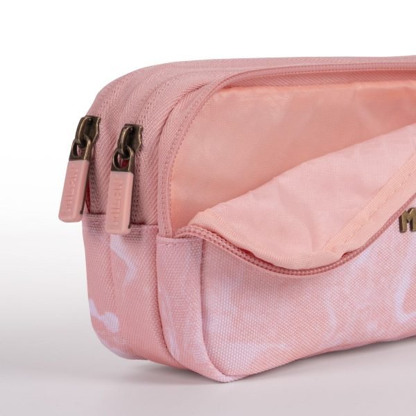 ESTUCHE TRIPLE MILAN SERIE LAVA ROSA - Imagen 2