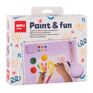 TAPETE DE SILICONA PARA PINTAR LILA