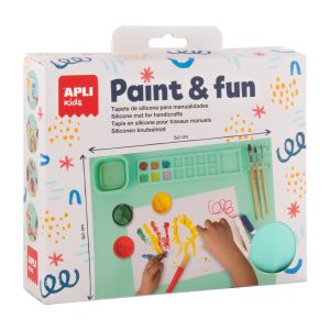 TAPETE DE SILICONA PARA PINTAR VERDE