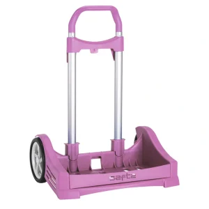 CARRO ESCOLAR SAFTA PORTAMOCHILA EVOLUTION ROSA CLARO