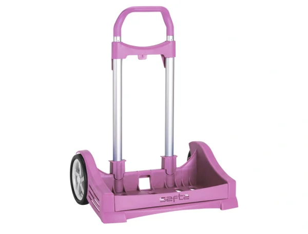 CARRO ESCOLAR SAFTA PORTAMOCHILA EVOLUTION ROSA CLARO