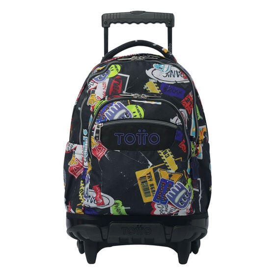 MOCHILA TOTTO ESCOLAR CARRO FIJO STICKY