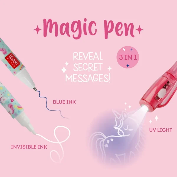 BOLÍGRAFO TINTA INVISBLE LEGAMI ROSA - Imagen 4