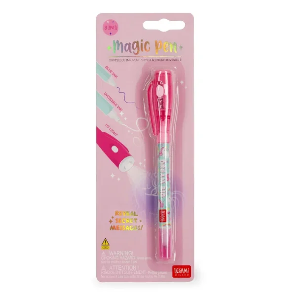 BOLÍGRAFO TINTA INVISBLE LEGAMI ROSA - Imagen 2
