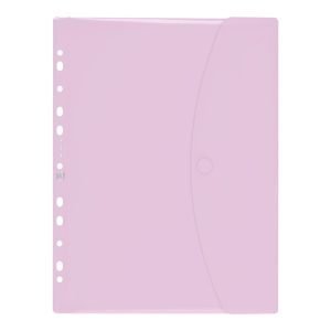 SOBRE MULTITALADRO A4 VELCRO OXFORD PARA PORTABLOC LILA PASTEL