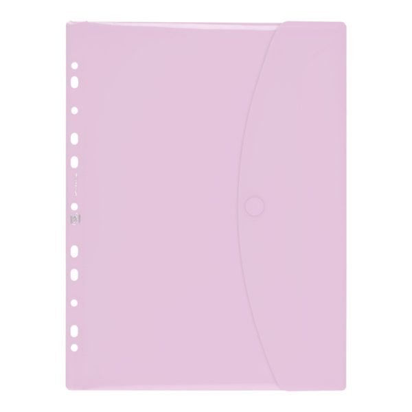 SOBRE MULTITALADRO A4 VELCRO OXFORD PARA PORTABLOC LILA PASTEL