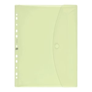 SOBRE MULTITALADRO A4 VELCRO OXFORD PARA PORTABLOC VERDE PASTEL