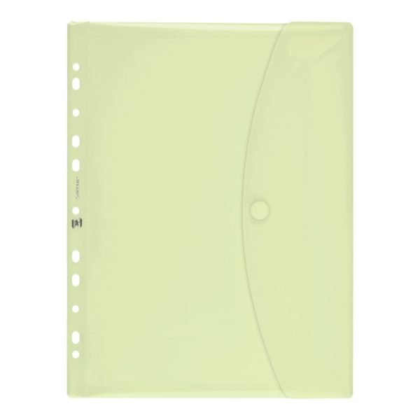 SOBRE MULTITALADRO A4 VELCRO OXFORD PARA PORTABLOC VERDE PASTEL