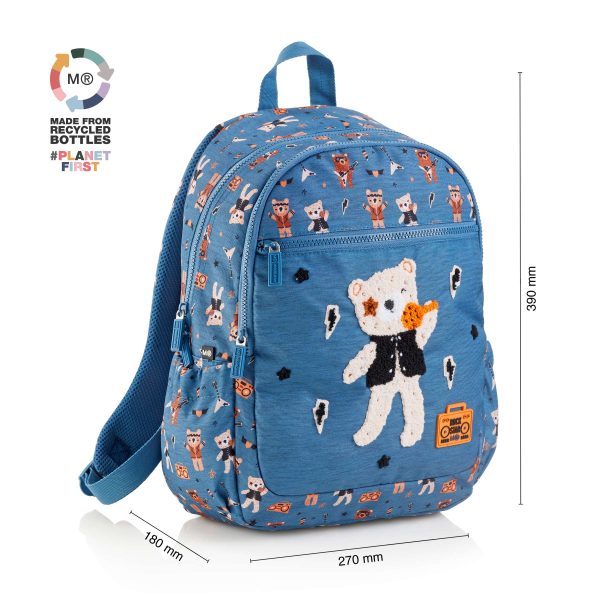 MOCHILA ESCOLAR MIQUELRIUS TRIPLE LISBOA ROCK STAR - Imagen 4