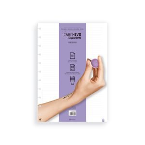 RECAMBIO CUADERNO CARCHIVO INGENIOX A4 RAYADAS