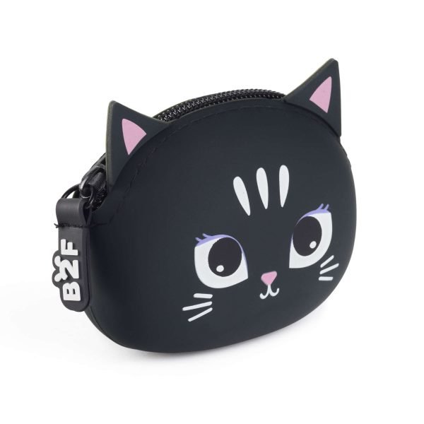 MONEDERO SILICONA APLI GATO