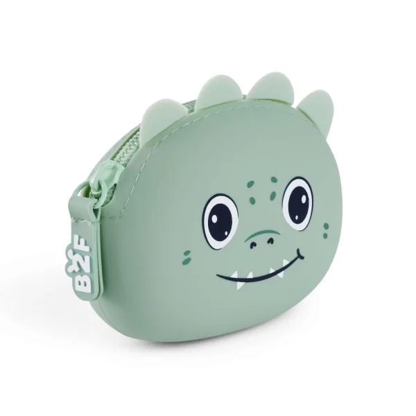 MONEDERO SILICONA APLI DINOSAURIO