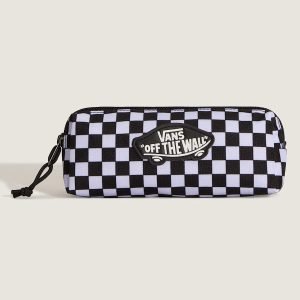 ESTUCHE VANS OLD SKOOL CUADROS BLANCO Y NEGRO