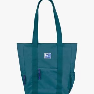 BOLSO TOTE OXFORD B-TRENDY TURQUESA