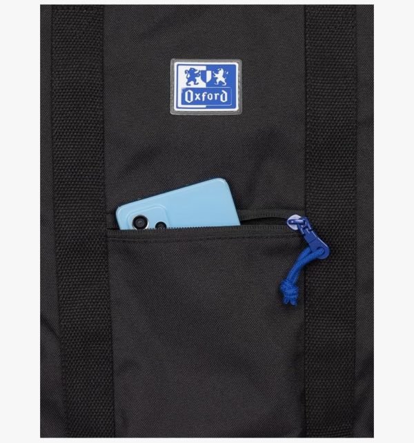 BOLSO TOTE OXFORD B-TRENDY NEGRO - Imagen 4