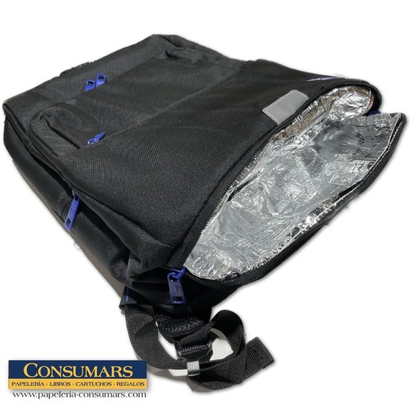 MOCHILA ESCOLAR OXFORD B-OUT  IMPERMEABLE NEGRO - Imagen 2
