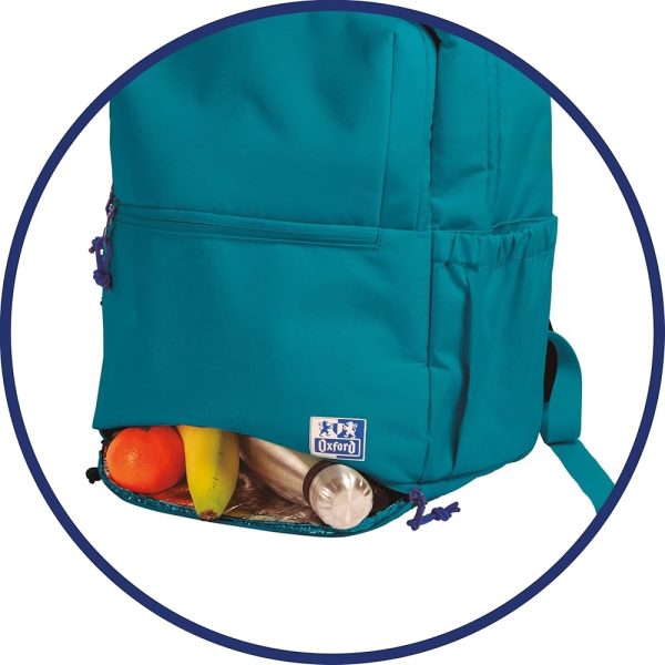 MOCHILA ESCOLAR OXFORD B-OUT  IMPERMEABLE NEGRO - Imagen 4