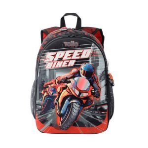MOCHILA TOTTO ESCOLAR SPEED BIKER