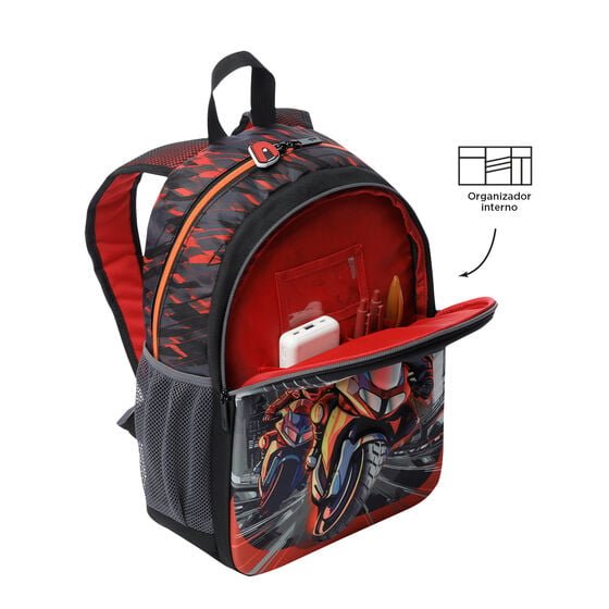 MOCHILA TOTTO ESCOLAR SPEED BIKER - Imagen 2