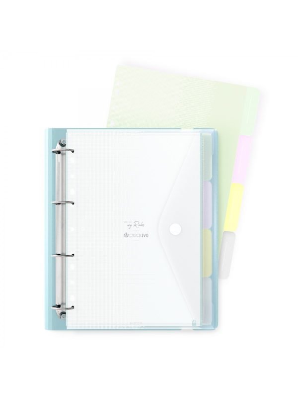 PORTABLOC CARCHIVO POLYFOAM SOFT CELESTE PASTEL - Imagen 2