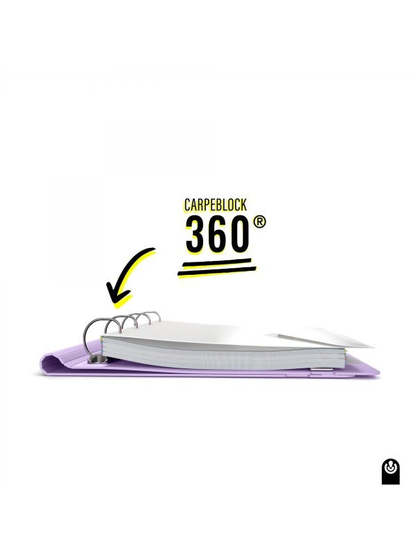 PORTABLOC CARCHIVO POLYFOAM SOFT LILA PASTEL - Imagen 4