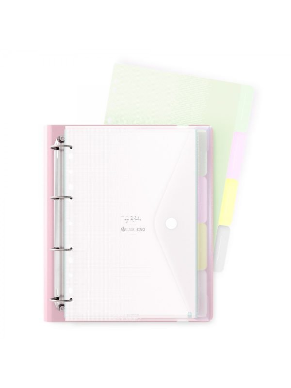 PORTABLOC CARCHIVO POLYFOAM SOFT ROSA PASTEL - Imagen 2