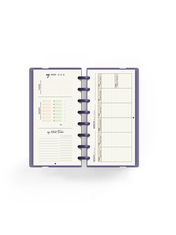 PLANIFICADOR CARCHIVO SEMANAL MY WEEK CHECK LIST MALVA - Imagen 3