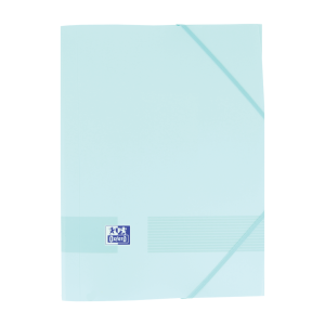 CARPETA OXFORD C/ELASTICO POLIFOAM CELESTE PASTEL
