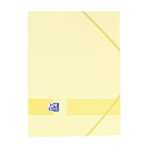 CARPETA OXFORD C/ELASTICO POLIFOAM AMARILLO PASTEL