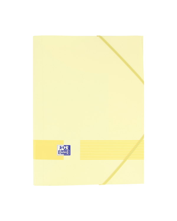 CARPETA OXFORD C/ELASTICO POLIFOAM AMARILLO PASTEL