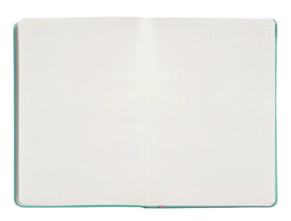 CUADERNO TAPA BLANDA ANTARTIK A5 PUNTOS TURQUESA Y ROSA - Imagen 3