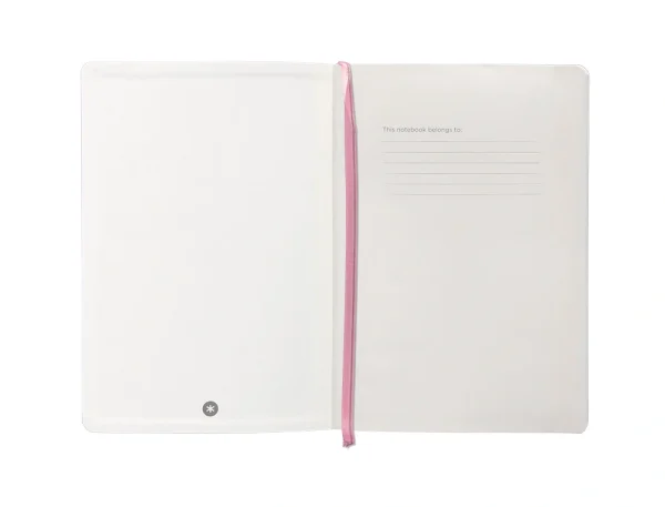 CUADERNO TAPA BLANDA ANTARTIK A5 CUADROS ROSA PASTEL - Imagen 2