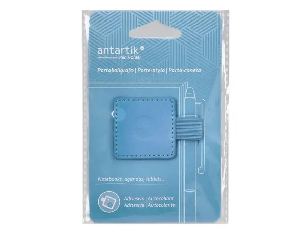 PORTABOLIGRAFOS ADHESIVO ANTARTIK AZUL