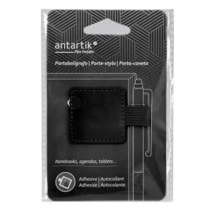PORTABOLIGRAFOS ADHESIVO ANTARTIK NEGRO