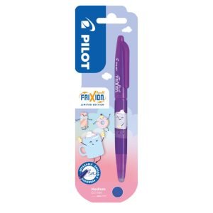 BOLÍGRAFO BORRABLE PILOT FRIXION CAPUCHON SWEET PARADISE TINTA AZUL MORADO