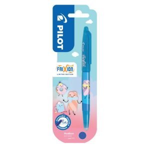 BOLÍGRAFO BORRABLE PILOT FRIXION CAPUCHON SWEET PARADISE TINTA AZUL CELESTE