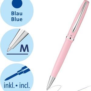 BOLÍGRAFO PELIKAN JAZZ PASTEL ROSA TINTA AZUL