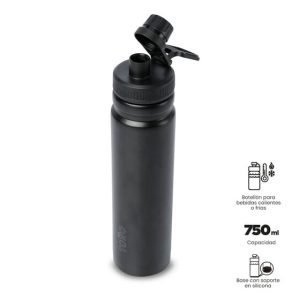 BOTELLA TOTTO ISOTÉRMICA 750ML NEGRA