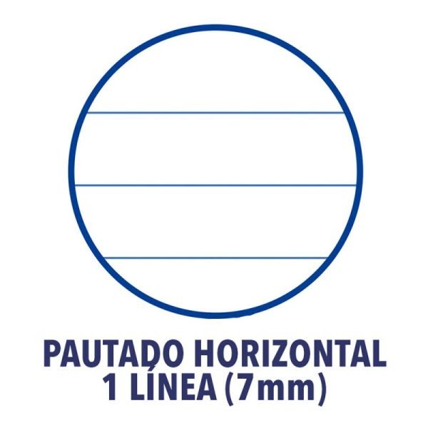 LIBRETA GRAPADA OXFORD A5 1 RAYA MONTESSORI PLASTICO 90GR 48H - Imagen 2
