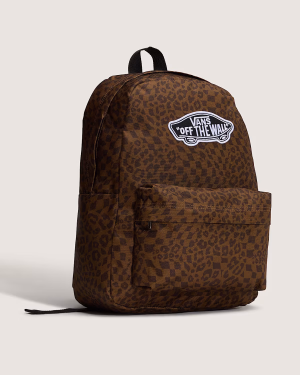 MOCHILA VANS OLD SKOOL LEOPARDO MARRON - Imagen 6