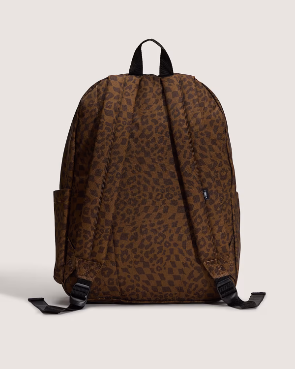 MOCHILA VANS OLD SKOOL LEOPARDO MARRON - Imagen 5