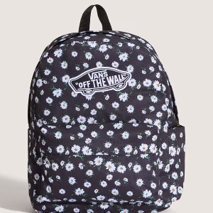MOCHILA VANS OLD SKOOL FLORES NEGRO