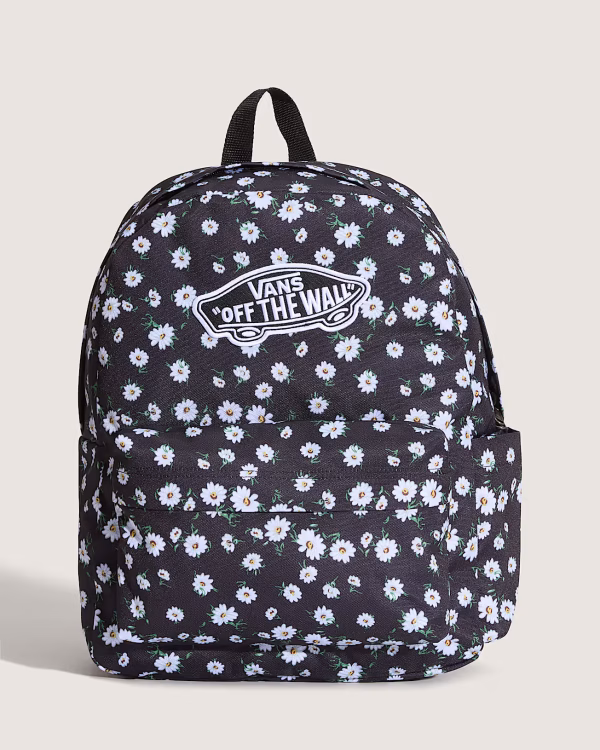 MOCHILA VANS OLD SKOOL FLORES NEGRO