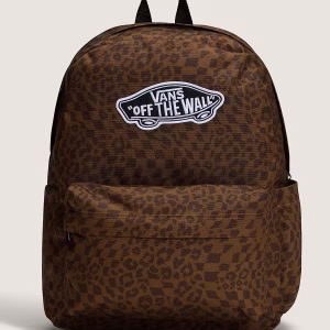 MOCHILA VANS OLD SKOOL LEOPARDO MARRON