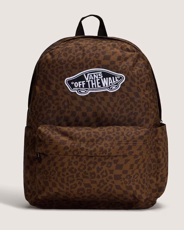MOCHILA VANS OLD SKOOL LEOPARDO MARRON