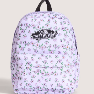 MOCHILA VANS OLD SKOOL FLORES MORADA