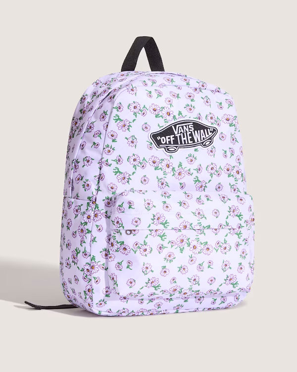 MOCHILA VANS OLD SKOOL FLORES MORADA - Imagen 6