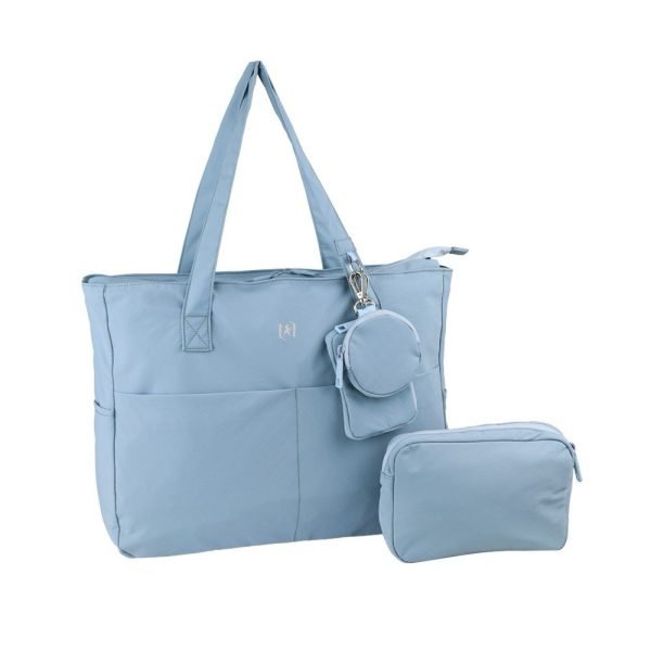 BOLSO OXFORD TOTEBAG ENDLESS DUSTY BLUE - Imagen 7