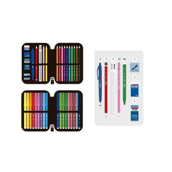 ESTUCHE PLUMIER DOBLE MILAN SERIE SPORTS - Imagen 3